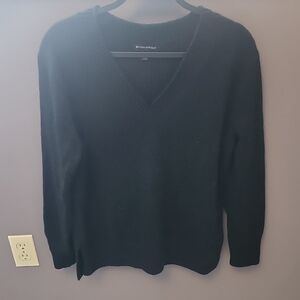 Banana Republic Black V-Neck Sweater